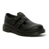 Dr. Martens 8065 Leather Double Strap Loafers Kids Shoes Black 22444001