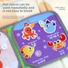 Baby Early Education Tactile Toddler Cloth Book With Tearresistant Fabric For Sensory Development