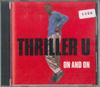CD THRILLER U - On And On OVE0001 OVER HEART Japan Reggae, Ska & Dub Used