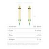 ANDYWEN 925 Sterling Silver Gold Green CZ Drop Earring Long Chain Luxury Fine Jewelry 2023 Crystal Jewels