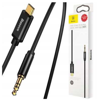 Baseus Yiven USB-C To 3.5mm Mini Jack Audio Cable 1.2M (Black)