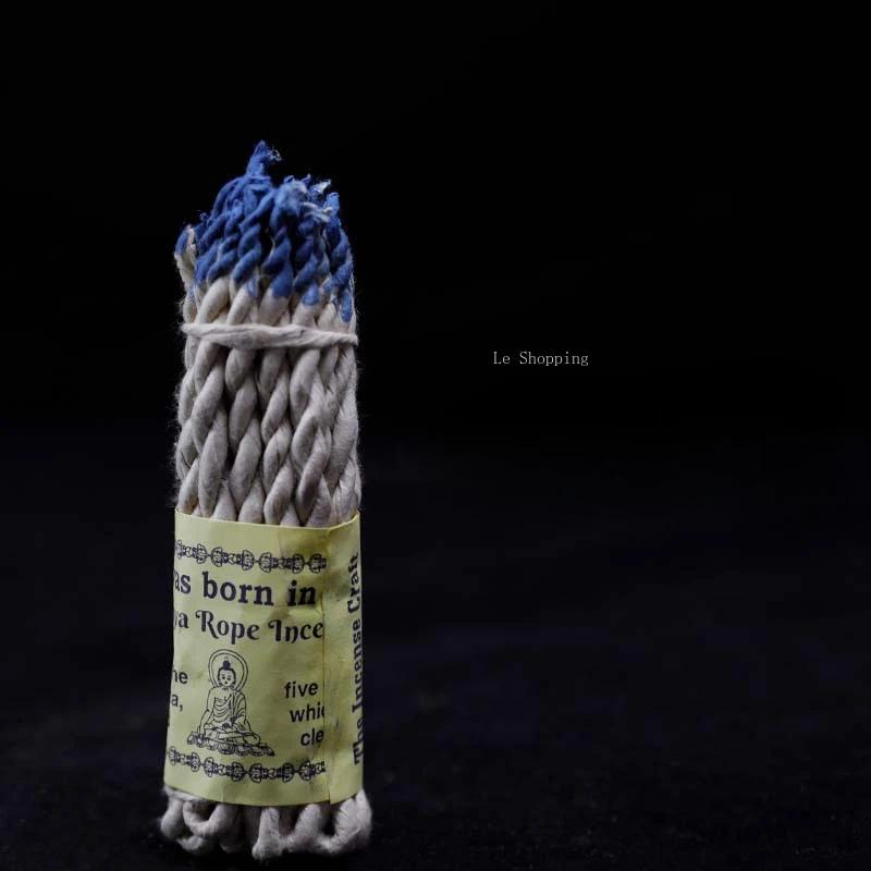 

Natural Nepalese Handmade Rope Incense Sandalwood/Tibetan Incense for Home Meditation/concentration Enhancement/aromatherapy Immobil small size