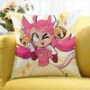 mew mew PINK Deltarune   Various Sizes Square Pillow Case For Car Home Bedchamber Decor