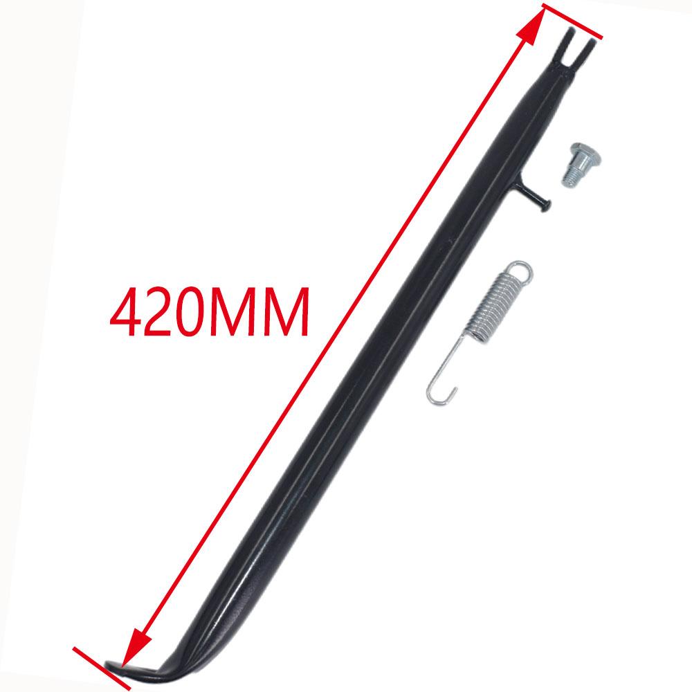 240MM - 420MM Dirt Pit Bike Sidestand with Spring Set 125cc 110cc 140cc for BSE Side Kick Stand for TTR  10 12 14 16 Inch