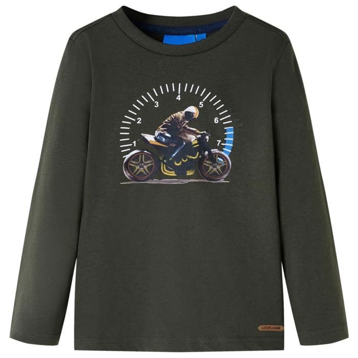 Children's Long-sleeved T-shirt Khaki 92/104/116/128/140