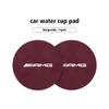 2pcs Car Coaster Water Cup Bottle Holder Mat Anti-Slip Pad For Mercedes Benz AMG C180 C300 W124 W176 W177 C200 C260 GLC CLE CLA IQ9