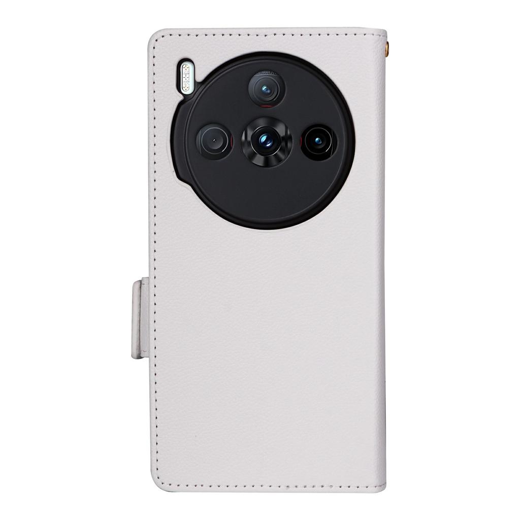 For ZTE nubia Z60S Pro 5G Case with Wrist Strap Litchi Texture PU Leather Wallet Phone Cover