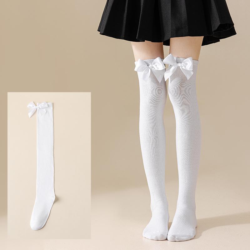 Christmas Striped Over Knee Thigh High Stockings 1 Pair Soft Socks for Women Xmas Party Favor Gift Option