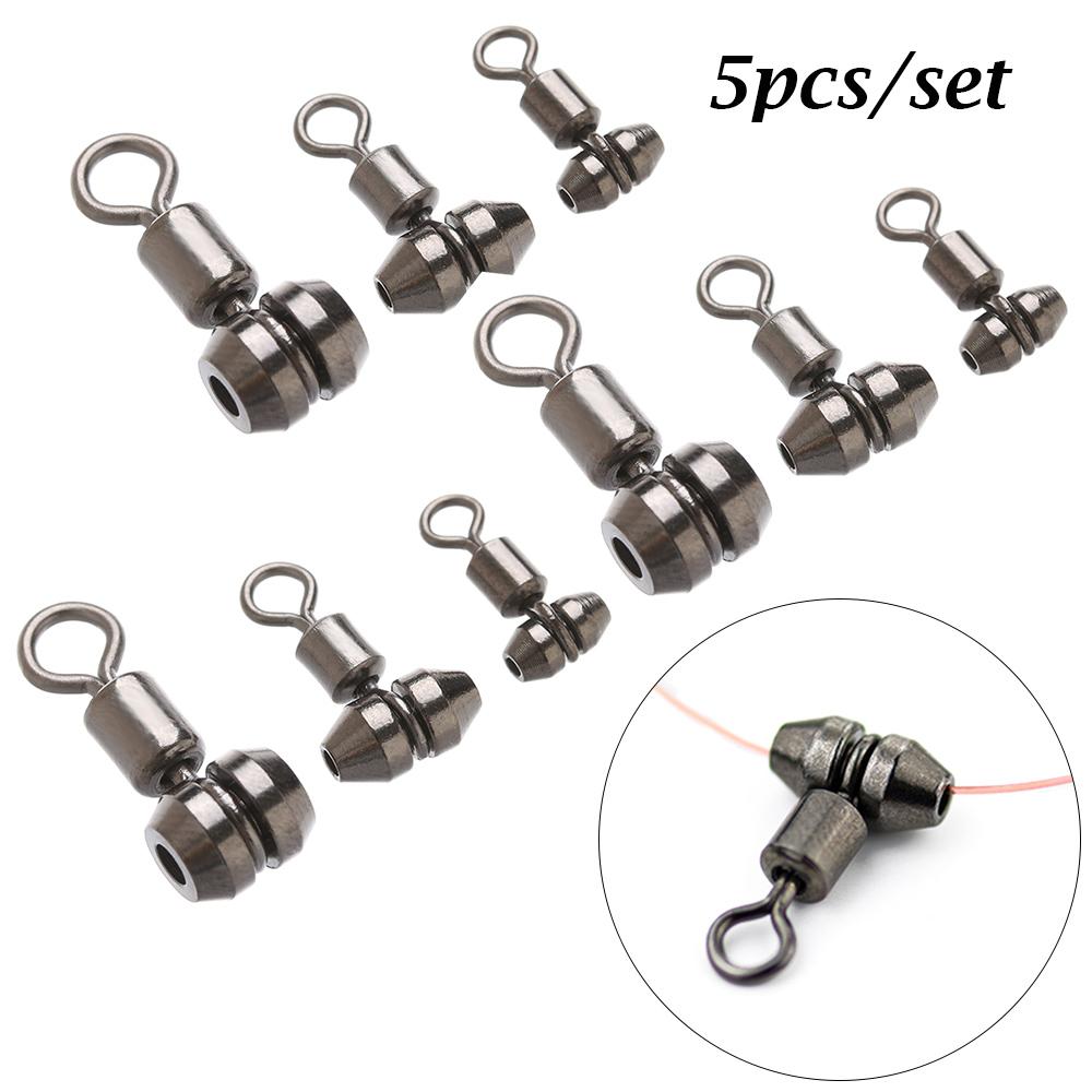 Hot Stainless Steel High Quality Solid Rings Ball Bearing Fishing Rolling Swivels Connector Tackle