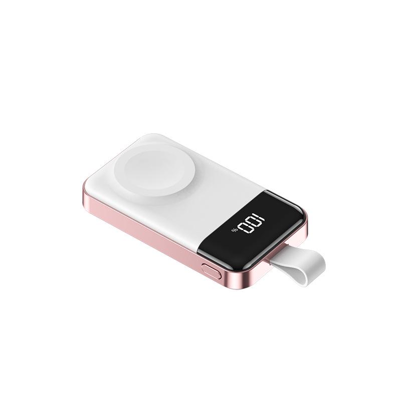 2000mAh Wireless Charger for Apple Watch Series 1-9: Portable Power Bank