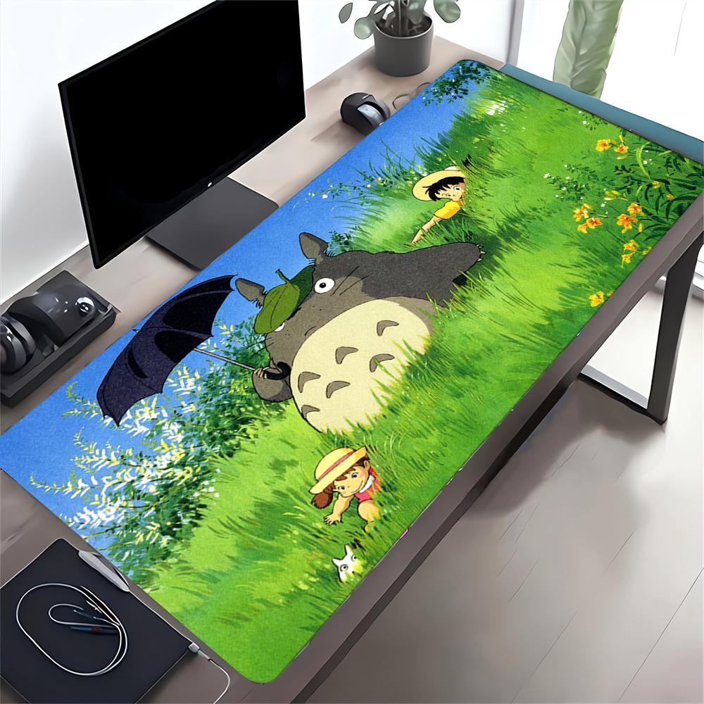 Neighbor Totoro Adventure Large Gaming Mouse Pad Nonslip Rubber Base Waterproof Desk Mat For Office Pc Laptop