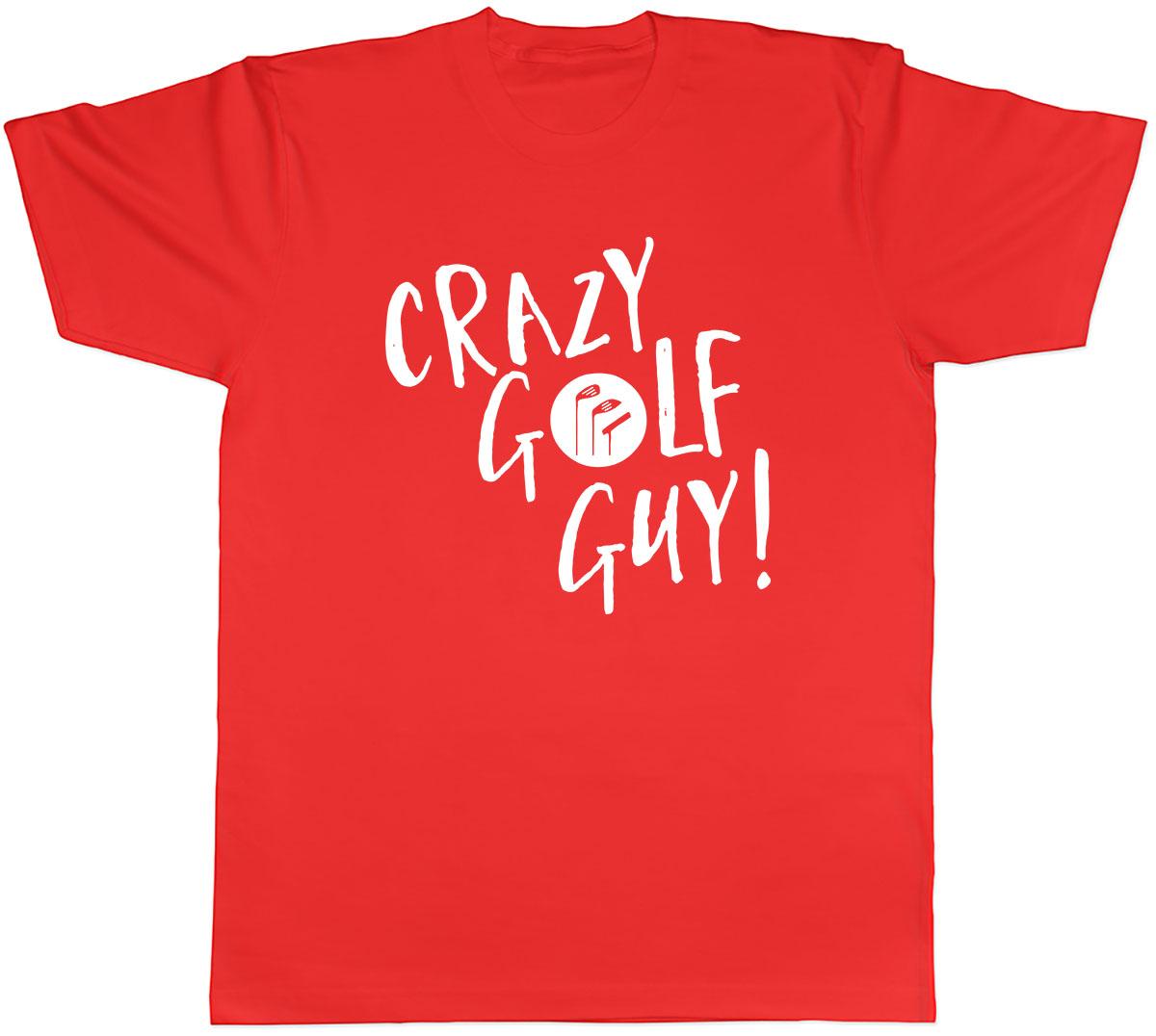 Crazy Golf Guy Unisexs Unisex TShirt Tee S