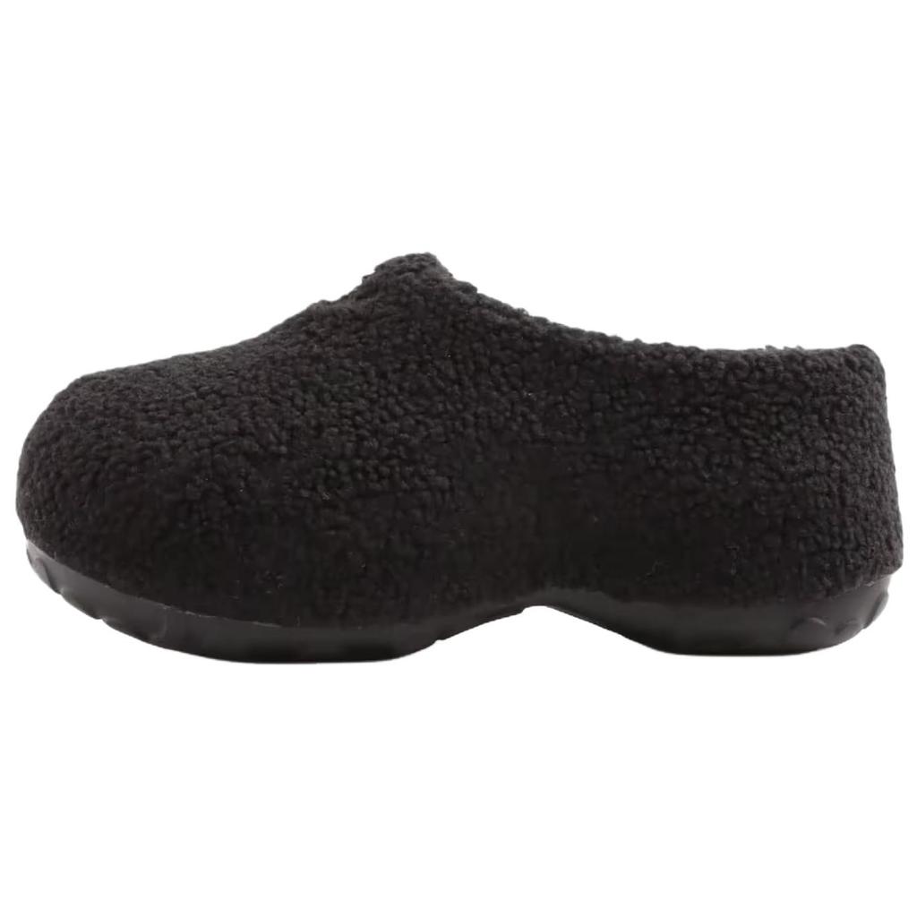 Adidas Adifom Stan Smith Mule Sherpa Fleece Pack - Black Women Sneakers JR8823