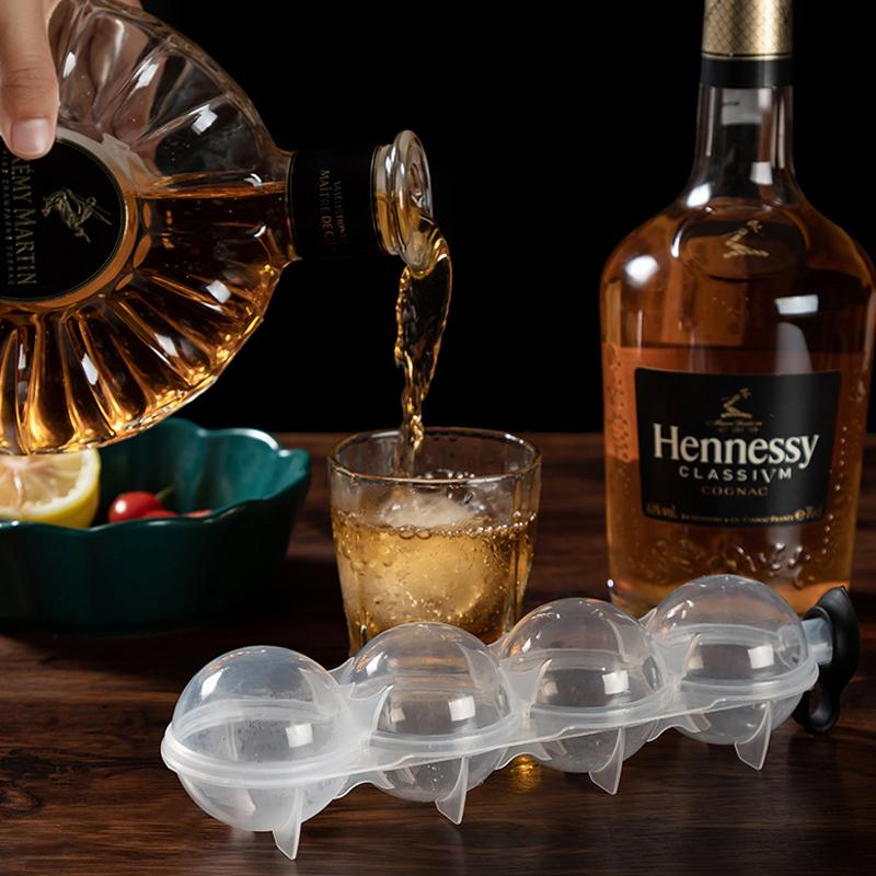 New Ice Hockey Ice Box Molds Sphere Round Ball Ice Cube Makers Bar Party Kitchen Whiskey Cocktail DIY Ice Cream Moulds Ice Mould 6