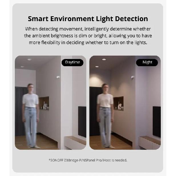 SONOFF SNZB-03P SNZB 03P Zigbee Motion Sensor Human Presence Sensor 5-Sec Faster Detection Smart Scene Google Home Assistant