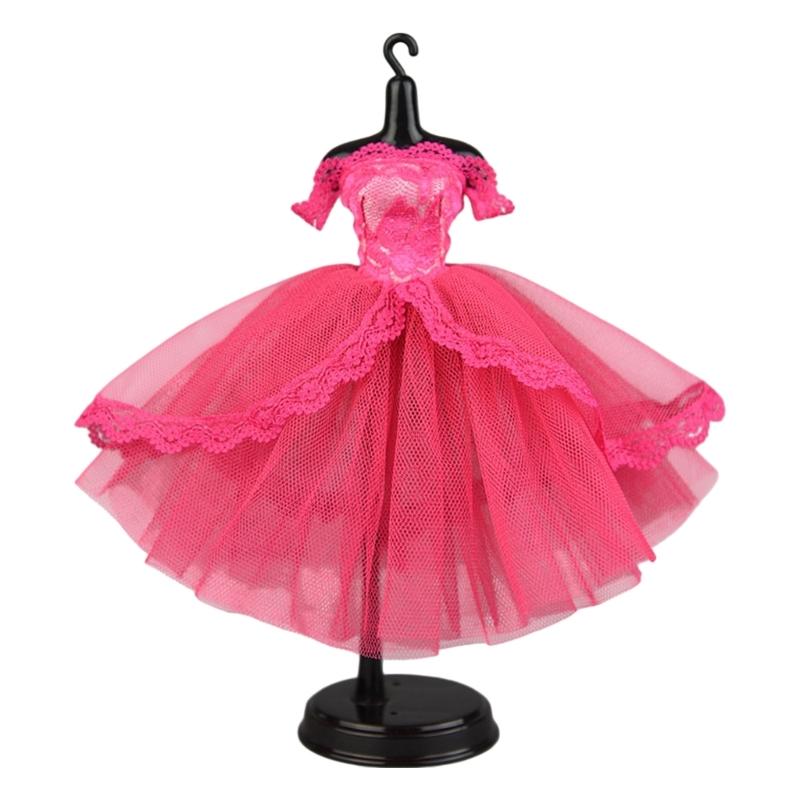 Elegant 1/6 Doll Dress Formal Ball Gown Outfit Soft Fabric For Ball Jointed Doll Fashion Dolls Dressingup Clothes