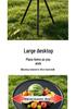 Portable Round Folding Camping Table for Outdoor Picnics and Tents