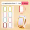 800/500/400pcs roll Colorful Waterproof Self Adhesive Labels Name Tags for Bottles Handwriting Notes Spice Stickers