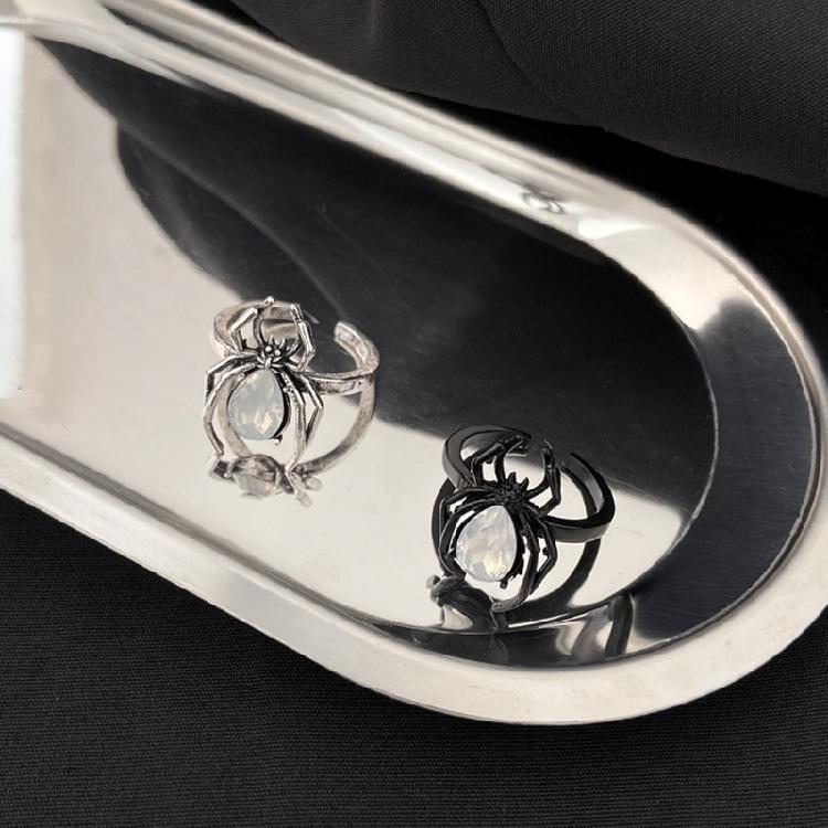 Spider Shape Opening Adjustable Rings Alloy Material Finger Rings Gift for Women