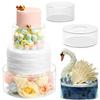 Transparenter Kuchenständer Acryl Dessert-Präsentationsständer Kuchen-Dekorationswerkzeuge Kuchen-Präsentationsbrett Hochzeit