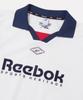 Reebok Side Color Block Waffle Collar T-Shirt - Off White
