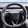 For Tesla Model Y Juniper 2025+ Steering Wheel Cover All Season Universal Deer Suede Sports Steering Wheel Cover