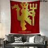 Man Utd H Wall Hanging Printed Fabric Blanket Decorative Tapestries for Bedroom Living Room Home Decor