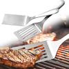 Edelstahl Quadratkopf Steak Kochspatel Pizza Schaufel Pfannkuchen Rinder Schaber Für Küche BBQ Antihaft Kochutensilien Zubehör
