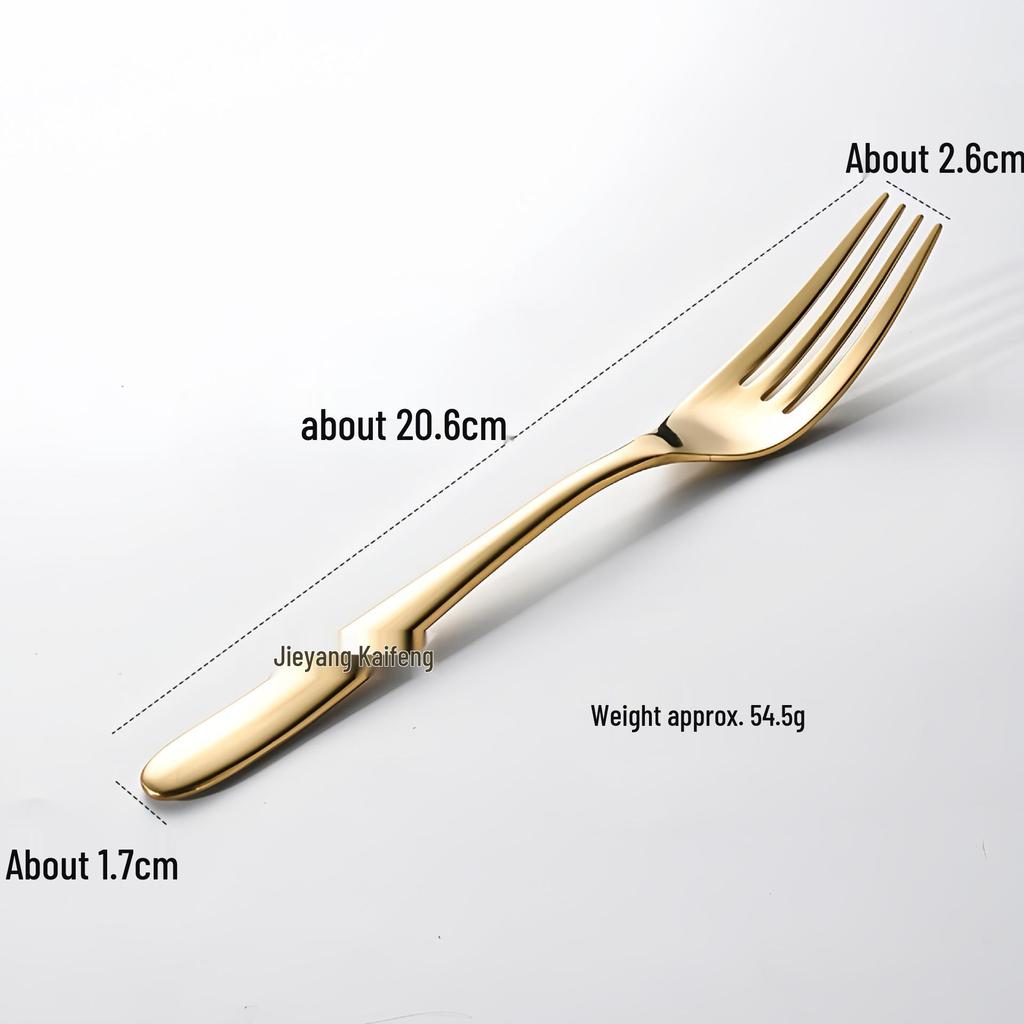 Stainless Steel 304 Cutlery Set: Fork, Spoon, Knife for Hotel, Home, Western Cuisine, Includes Soup and Coffee Spoon, Steak Knife, and Fork.