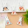 Cartoon Flirty Rabbit Resin Accessories: Handmade Hair Clips, Keychains, Phone Cases, Refrigerator Magnets