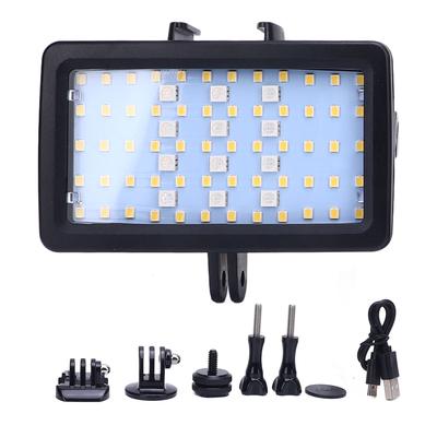 Videoleuchte Tauchlampe Wasserdichtigkeit 130ft 40m LED Videoleuchte 5000 bis 6000K RGB Tauch-Fülllicht