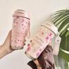 Isolerad Kaffemugg i Rostfritt Stål, Lily, för Resa: Sommarträdgårdsutgåva