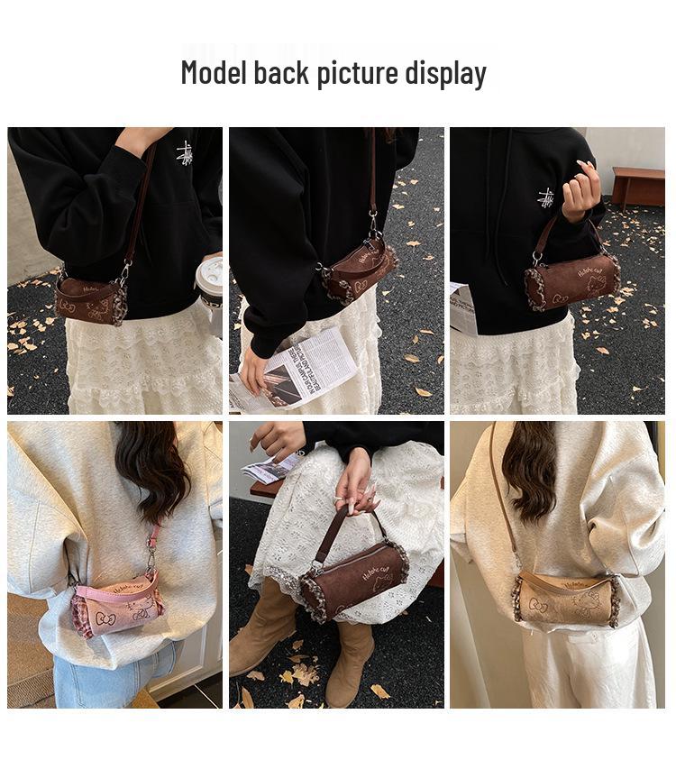 Międzynarodowa Dziecięca Moda Torba na Ramię: Torebka Księżniczki dla Rodzica i Dziecka & Poduszka Crossbody dla Stylowych Dziewczynek