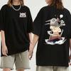Hot Anime Hashibira Inosuke Cartoon Demon Slayer T Shirt Summer Fashion Casual Short Sleeve Round Neck Top Women Men Tee Hip Hop