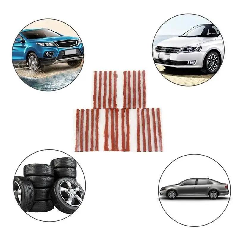 Gummistreifen zur Vakuum-Reifenreparatur, Kuhsehnenstreifen, Vakuum-Reifenreparaturwerkzeug für Autos, Motorräder und Elektrofahrzeuge