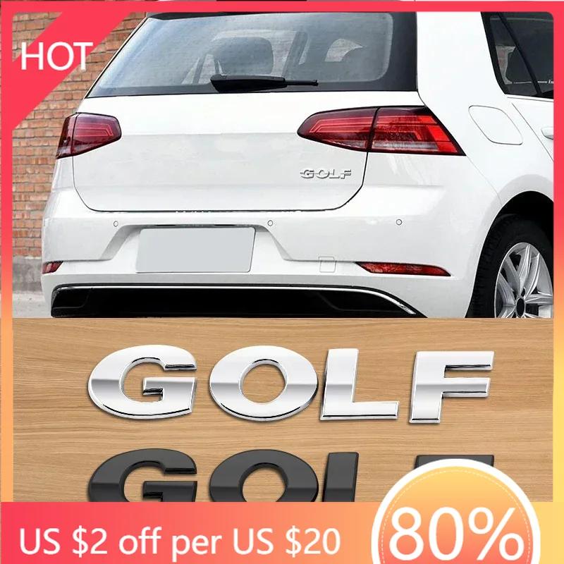 2025 Hot 1PCS 3D ABS GOLF Auto-Buchstabenlogo-Aufkleber Heckstoßstangen-Emblem Auto Heckklappenemblem Styling-Zubehör für Volkswagen VW