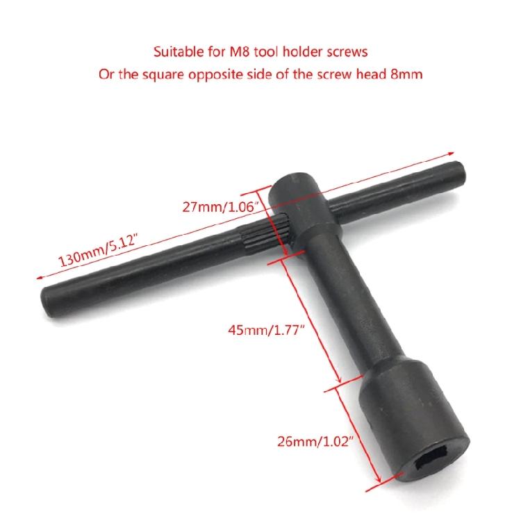 Steel Screw Bolt Wrench for Engraving Milling Machine Inner Square Spanner Tool