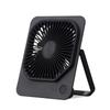 Doshisha Move Slim Compact Desktop 4 Power Sources Home GY Fan, 3-speed Airflow, (USB, Use, Mobile, Batteries), 2.5cm Thick, Gray, FSA-1012B