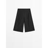 Masimodutti Wool Long Bermuda Pants