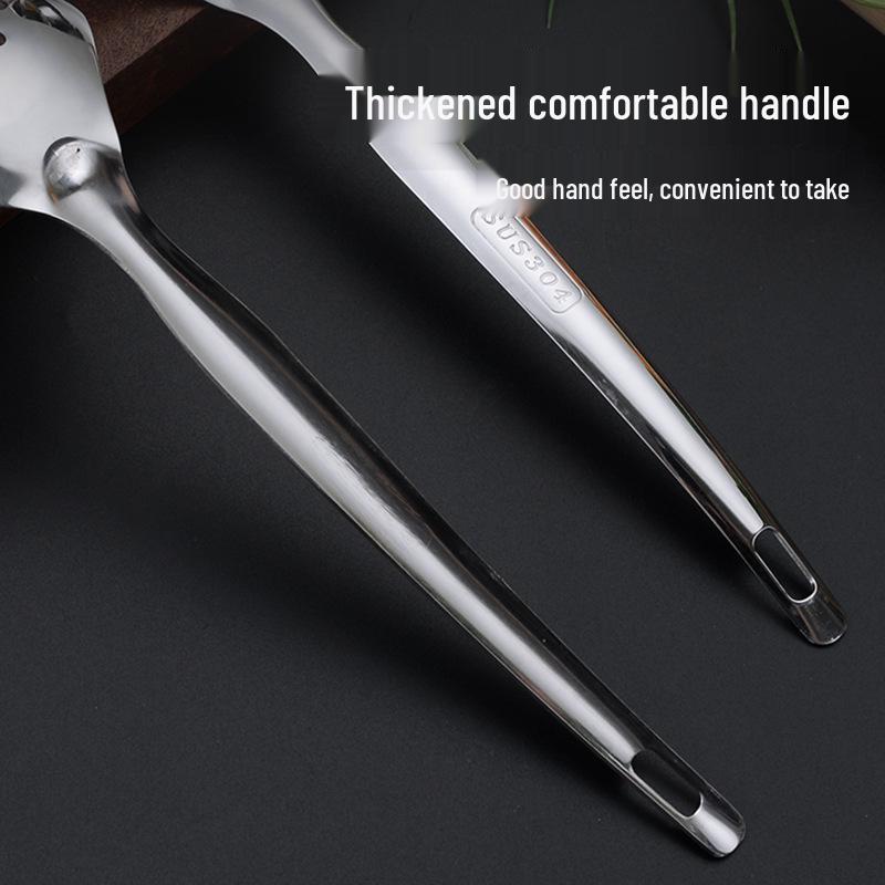 Stainless Steel Long-Handled Skimmer and Soup Ladle for Hot Pot and Porridge