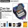Kosiil 15.6 Inch Glow in The Dark Waterproof Backpack, Multicolor Laptop School Bag for Students, Lightweight Anti-Spill Bookbag