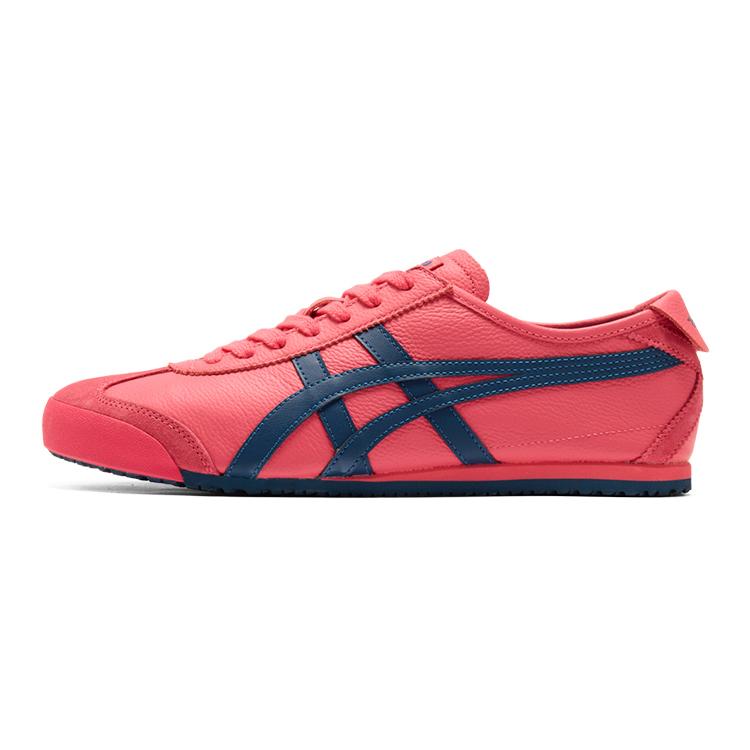 New Onitsuka Tiger Mexico 66 Leather Pink Cameo Mako Blue 1183B771-700
