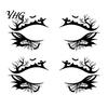 Waterproof Cosplay Makeup Transfers 2 Pairs Halloween Eye Tattoo Stickers, Temporary Face Decals with Quick Art for Novices Pumpkin Bat Spider