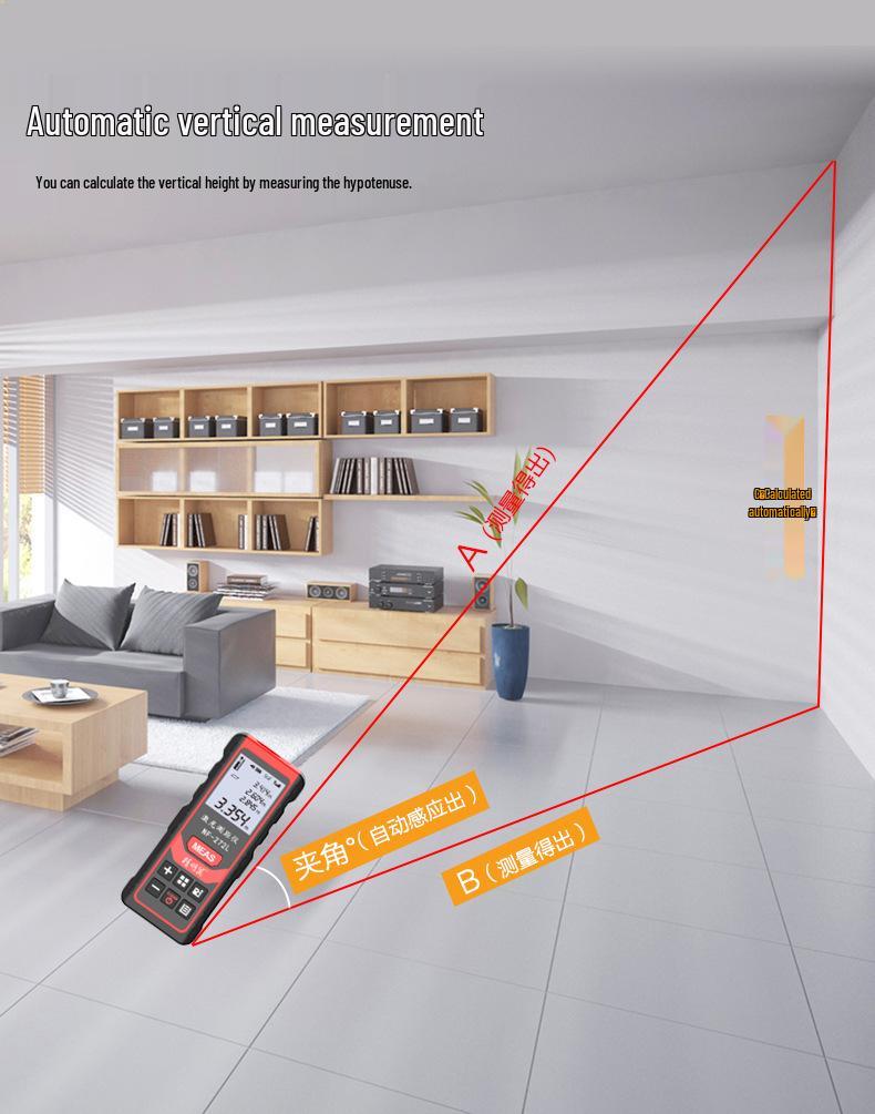 Jingming NF-271 High-Precision Laser Rangefinder Infrared Tape Measure