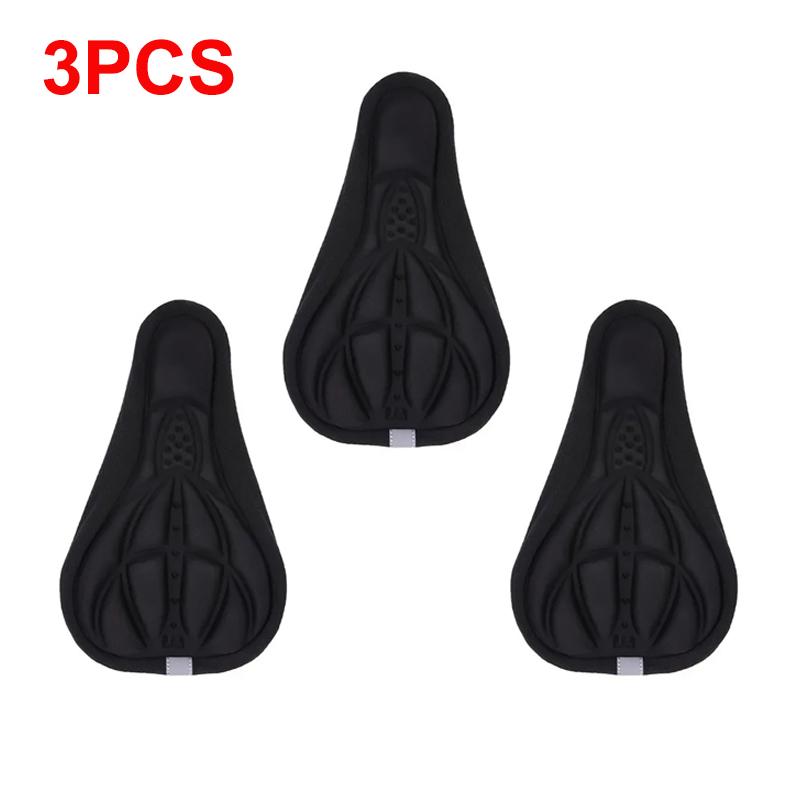 

2025 Bicycle Saddle 3D Soft Cycling Seat Cover MTB Mountain Bike Thickene Sponge Pad Outdoor Breathable Cushion Bike Accessories