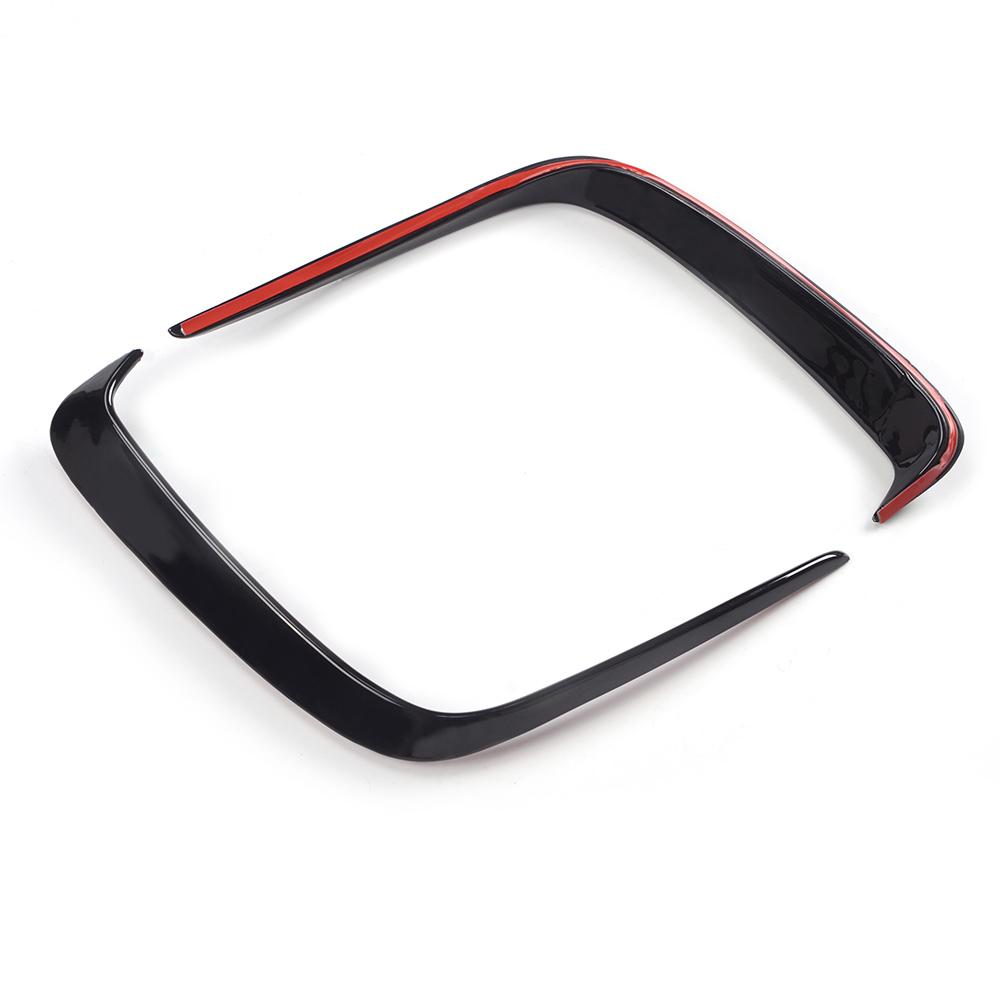 Rhyming Car Rear Bumper Splitter Spoiler Canards Vent Trim Fit For Mercedez Benz W176 A200 A250 A45 AMG Hatchback 2013 -