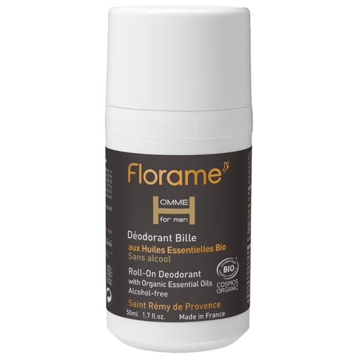 Déodorant Bille - Florame - Homme - Bio - 50ml - Sans alcool et aluminium