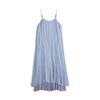 Chuyu Women's Light Blue Ruffle A-line Summer Dress