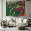 Minnesota Wild Wall Tapestry Aesthetic Wall Hanging Printed Fabric Blanket Decorative Tapestries for Bedroom Living Room Home Decor