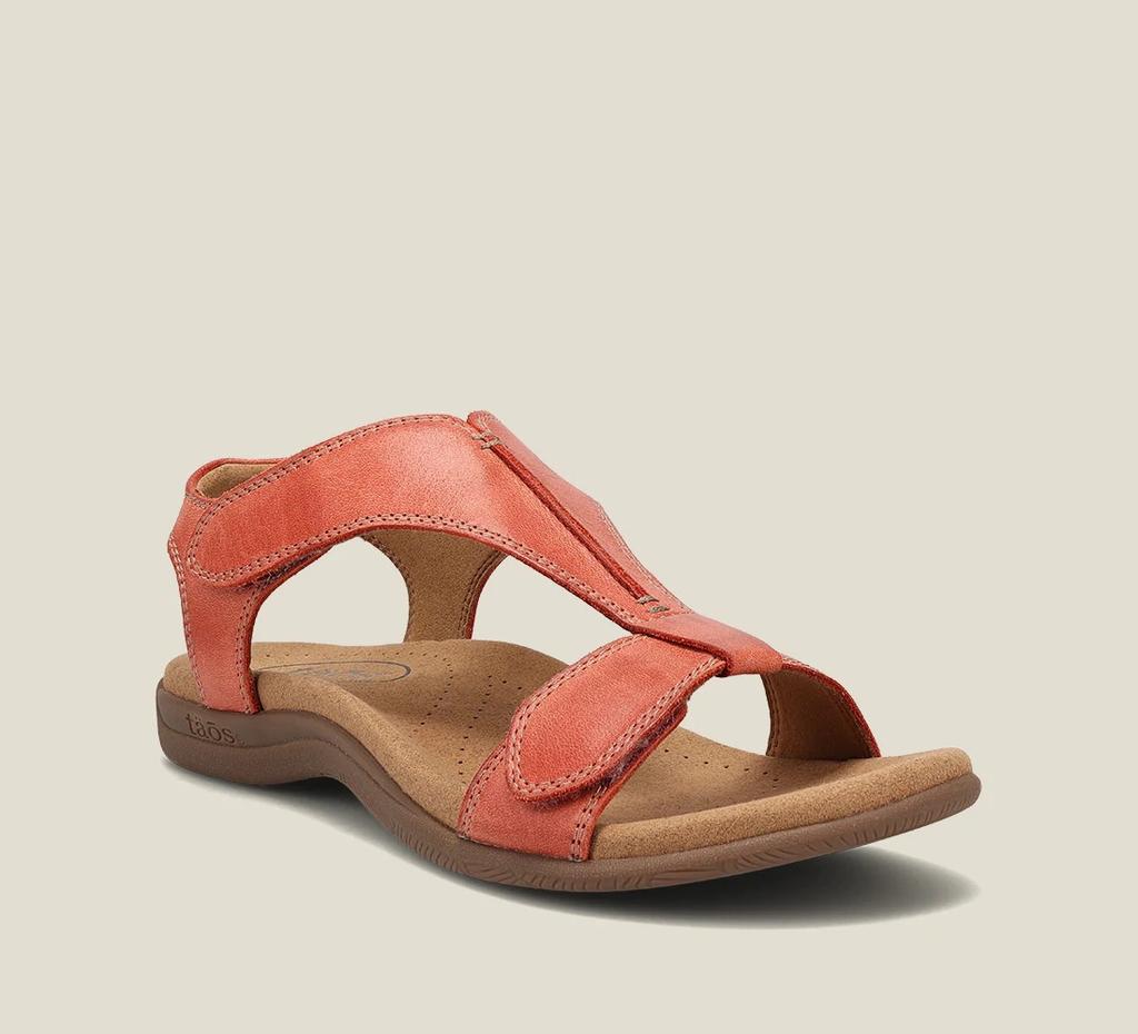 Sandals women's summer European and American flat arch massage Velcro word casual beach sandals